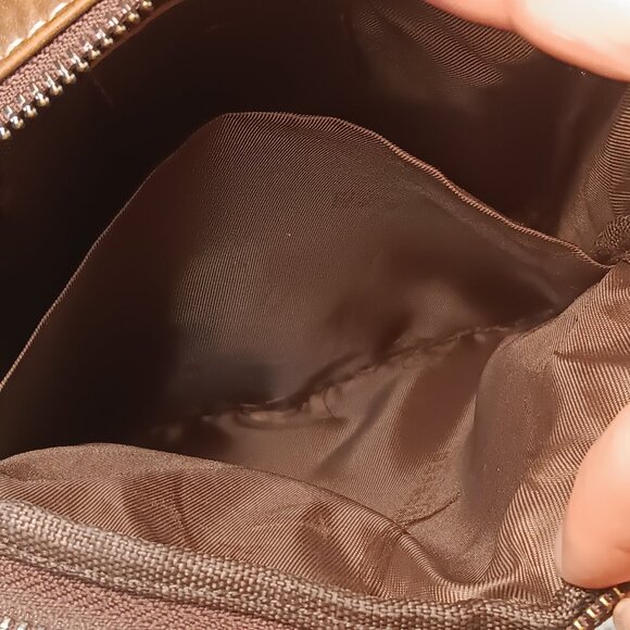 Bull Captain men's or unisex brown leather crossbody bag - Picture 11 of 16